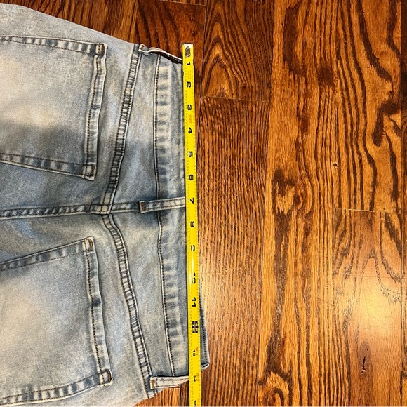 Re/Done Refrain Los Angeles Wide Leg Jeans 29 Light Wash High Rise Straight Leg - Picture 7 of 11